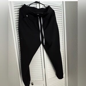 Figs Zamora Black Jogger Pants